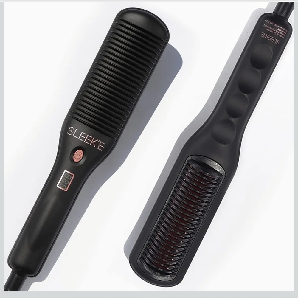 Sleek'e Black Hair Straightening Brush